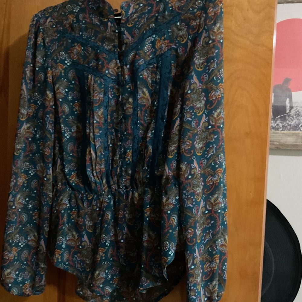 Floral Paisley Women's Top